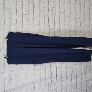 Navy Blue Scrub Pants Straight Leg